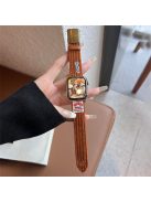 For Apple Watch 10 46mm / Ultra 2 / Ultra 49mm / 9 8 7 45mm / SE (2023) SE (2022) SE 6 5 4 44mm / 3 2 1 42mm Corduroy Bracelet Strap - Caramel Brown