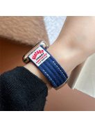 For Apple Watch 10 46mm / Ultra 2 / Ultra 49mm / 9 8 7 45mm / SE (2023) SE (2022) SE 6 5 4 44mm / 3 2 1 42mm Corduroy Bracelet Strap - Midnight Blue