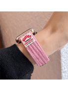 For Apple Watch 10 46mm / Ultra 2 / Ultra 49mm / 9 8 7 45mm / SE (2023) SE (2022) SE 6 5 4 44mm / 3 2 1 42mm Corduroy Bracelet Strap - Pink