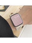 For Apple Watch 10 46mm / Ultra 2 / Ultra 49mm / 9 8 7 45mm / SE (2023) SE (2022) SE 6 5 4 44mm / 3 2 1 42mm Corduroy Watch Band - Apricot