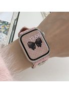 For Apple Watch 10 46mm / Ultra 2 / Ultra 49mm / 9 8 7 45mm / SE (2023) SE (2022) SE 6 5 4 44mm / 3 2 1 42mm Corduroy Watch Band - Pink