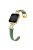 For Apple Watch 10 46mm / Ultra 2 / Ultra 49mm / 9 8 7 45mm / SE (2023) SE (2022) SE 6 5 4 44mm / 3 2 1 42mm Cowhide Leather Band - Green / Gold Buckle