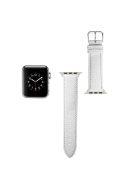 For Apple Watch 10 46mm / Ultra 2 / Ultra 49mm / 9 8 7 45mm / SE (2023) SE (2022) SE 6 5 4 44mm / 3 2 1 42mm Crocodile Style Watch Band - White