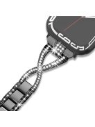 For Apple Watch 10 46mm / Ultra 2 / Ultra 49mm / 9 8 7 45mm / SE (2023) SE (2022) SE 6 5 4 44mm / 3 2 1 42mm Cross Design Strap - Black