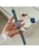 For Apple Watch 10 46mm / Ultra 2 / Ultra 49mm / 9 8 7 45mm / SE (2023) SE (2022) SE 6 5 4 44mm / 3 2 1 42mm Denim Watch Strap - Baby Blue