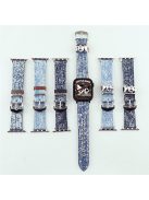 For Apple Watch 10 46mm / Ultra 2 / Ultra 49mm / 9 8 7 45mm / SE (2023) SE (2022) SE 6 5 4 44mm / 3 2 1 42mm Denim Wrist Strap - Baby Blue