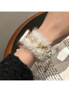 For Apple Watch 10 46mm / Ultra 2 / Ultra 49mm / 9 8 7 45mm / SE (2023) SE (2022) SE 6 5 4 44mm / 3 2 1 42mm Drawstring Woolen Strap Bracelet - Style B