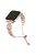 For Apple Watch 10 46mm / Ultra 2 / Ultra 49mm / 9 8 7 45mm / SE (2023) SE (2022) SE 6 5 4 44mm / 3 2 1 42mm Dressy Strap Zinc Alloy Heart Watch Band - Rose Gold