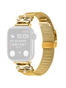 For Apple Watch 10 46mm / Ultra 2 / Ultra 49mm / 9 8 7 45mm / SE (2023) SE (2022) SE 6 5 4 44mm / 3 2 1 42mm Electroplating Watch Strap - Gold