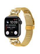 For Apple Watch 10 46mm / Ultra 2 / Ultra 49mm / 9 8 7 45mm / SE (2023) SE (2022) SE 6 5 4 44mm / 3 2 1 42mm Electroplating Watch Strap - Gold