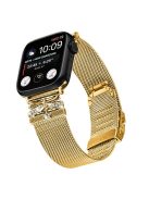 For Apple Watch 10 46mm / Ultra 2 / Ultra 49mm / 9 8 7 45mm / SE (2023) SE (2022) SE 6 5 4 44mm / 3 2 1 42mm Electroplating Watch Strap - Gold