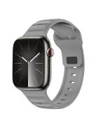 For Apple Watch 10 46mm / Ultra 2 / Ultra 49mm / 9 8 7 45mm / SE (2023) SE (2022) SE 6 5 4 44mm / 3 2 1 42mm Fluororubber Watch Band - Grey