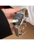 For Apple Watch 10 46mm / Ultra 2 / Ultra 49mm / 9 8 7 45mm / SE (2023) SE (2022) SE 6 5 4 44mm / 3 2 1 42mm Genuine Cow Leather Strap - Coffee