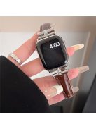 For Apple Watch 10 46mm / Ultra 2 / Ultra 49mm / 9 8 7 45mm / SE (2023) SE (2022) SE 6 5 4 44mm / 3 2 1 42mm Genuine Cow Leather Strap - Wine Red