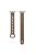 For Apple Watch 10 46mm / Ultra 2 / Ultra 49mm / 9 8 7 45mm / SE (2023) SE (2022) SE 6 5 4 44mm / 3 2 1 42mm Genuine Cow Leather Watch Band - Tan