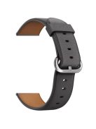 For Apple Watch 10 46mm / Ultra 2 / Ultra 49mm / 9 8 7 45mm / SE (2023) SE (2022) SE 6 5 4 44mm / 3 2 1 42mm Genuine Cow Leather Watch Strap - Grey