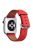 For Apple Watch 10 46mm / Ultra 2 / Ultra 49mm / 9 8 7 45mm / SE (2023) SE (2022) SE 6 5 4 44mm / 3 2 1 42mm Genuine Cow Leather Watch Strap - Red