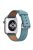 For Apple Watch 10 46mm / Ultra 2 / Ultra 49mm / 9 8 7 45mm / SE (2023) SE (2022) SE 6 5 4 44mm / 3 2 1 42mm Genuine Cow Leather Watch Strap - Sky Blue