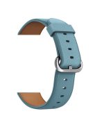 For Apple Watch 10 46mm / Ultra 2 / Ultra 49mm / 9 8 7 45mm / SE (2023) SE (2022) SE 6 5 4 44mm / 3 2 1 42mm Genuine Cow Leather Watch Strap - Sky Blue