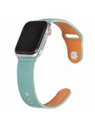 For Apple Watch 10 46mm / Ultra 2 / Ultra 49mm / 9 8 7 45mm / SE (2023) SE (2022) SE 6 5 4 44mm / 3 2 1 42mm Genuine Cow Leather Watchband - Green