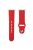 For Apple Watch 10 46mm / Ultra 2 / Ultra 49mm / 9 8 7 45mm / SE (2023) SE (2022) SE 6 5 4 44mm / 3 2 1 42mm Genuine Cow Leather Watchband - Red