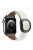 For Apple Watch 10 46mm / Ultra 2 / Ultra 49mm / 9 8 7 45mm / SE (2023) SE (2022) SE 6 5 4 44mm / 3 2 1 42mm Genuine Cow Leather Wrist Band - Beige