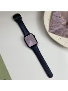 For Apple Watch 10 46mm / Ultra 2 / Ultra 49mm / 9 8 7 45mm / SE (2023) SE (2022) SE 6 5 4 44mm / 3 2 1 42mm Genuine Cow Leather Wrist Band - Black