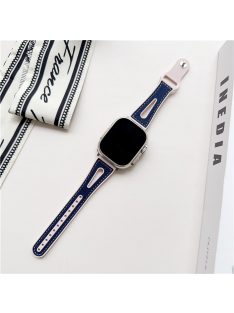   For Apple Watch 10 46mm / Ultra 2 / Ultra 49mm / 9 8 7 45mm / SE (2023) SE (2022) SE 6 5 4 44mm / 3 2 1 42mm Glitter Watch Strap - Navy Blue