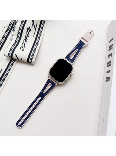 For Apple Watch 10 46mm / Ultra 2 / Ultra 49mm / 9 8 7 45mm / SE (2023) SE (2022) SE 6 5 4 44mm / 3 2 1 42mm Glitter Watch Strap - Navy Blue