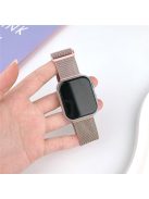 For Apple Watch 10 46mm / Ultra 2 / Ultra 49mm / 9 8 7 45mm / SE (2023) SE (2022) SE 6 5 4 44mm / 3 2 1 42mm Gradient Milanese Strap - Pink+Rose Gold