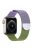 For Apple Watch 10 46mm / Ultra 2 / Ultra 49mm / 9 8 7 45mm / SE (2023) SE (2022) SE 6 5 4 44mm / 3 2 1 42mm Gradient Milanese Strap - Purple+Green