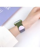 For Apple Watch 10 46mm / Ultra 2 / Ultra 49mm / 9 8 7 45mm / SE (2023) SE (2022) SE 6 5 4 44mm / 3 2 1 42mm Gradient Milanese Strap - Purple+Green