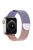 For Apple Watch 10 46mm / Ultra 2 / Ultra 49mm / 9 8 7 45mm / SE (2023) SE (2022) SE 6 5 4 44mm / 3 2 1 42mm Gradient Milanese Strap - Purple+Pink