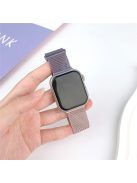 For Apple Watch 10 46mm / Ultra 2 / Ultra 49mm / 9 8 7 45mm / SE (2023) SE (2022) SE 6 5 4 44mm / 3 2 1 42mm Gradient Milanese Strap - Purple+Pink