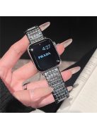 For Apple Watch 10 46mm / Ultra 2 / Ultra 49mm / 9 8 7 45mm / SE (2023) SE (2022) SE 6 5 4 44mm / 3 2 1 42mm Grid Design Stainless Steel Band - Silver