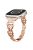 For Apple Watch 10 46mm / Ultra 2 / Ultra 49mm / 9 8 7 45mm / SE (2023) SE (2022) SE 6 5 4 44mm / 3 2 1 42mm Heart Design Zinc Alloy Watch Strap - Rose Gold