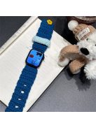 For Apple Watch 10 46mm / Ultra 2 / Ultra 49mm / 9 8 7 45mm / SE (2023) SE (2022) SE 6 5 4 44mm / 3 2 1 42mm Knitting Bracelet Strap - Blue