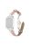 For Apple Watch 10 46mm / Ultra 2 / Ultra 49mm / 9 8 7 45mm / SE (2023) SE (2022) SE 6 5 4 44mm / 3 2 1 42mm Leather Watch Band - Light Pink / Silver Buckle