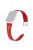 For Apple Watch 10 46mm / Ultra 2 / Ultra 49mm / 9 8 7 45mm / SE (2023) SE (2022) SE 6 5 4 44mm / 3 2 1 42mm Leather Watch Straps - Red