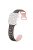 For Apple Watch 10 46mm / Ultra 2 / Ultra 49mm / 9 8 7 45mm / SE (2023) SE (2022) SE 6 5 4 44mm / 3 2 1 42mm Leopard Silicone Strap - Black+Pink