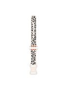 For Apple Watch 10 46mm / Ultra 2 / Ultra 49mm / 9 8 7 45mm / SE (2023) SE (2022) SE 6 5 4 44mm / 3 2 1 42mm Leopard Watch Strap - Starlight+Black