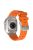 For Apple Watch 10 46mm / Ultra 2 / Ultra 49mm / 9 8 7 45mm / SE (2023) SE (2022) SE 6 5 4 44mm / 3 2 1 42mm Liquid Silicone Band - Titanium Orange