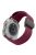 For Apple Watch 10 46mm / Ultra 2 / Ultra 49mm / 9 8 7 45mm / SE (2023) SE (2022) SE 6 5 4 44mm / 3 2 1 42mm Liquid Silicone Strap - Wine Red