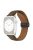 For Apple Watch 10 46mm / Ultra 2 / Ultra 49mm / 9 8 7 45mm / SE (2023) SE (2022) SE 6 5 4 44mm / 3 2 1 42mm Litchi Texture Leather Strap - Mud Grey