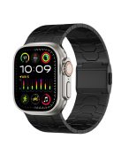 For Apple Watch 10 46mm / Ultra 2 / Ultra 49mm / 9 8 7 45mm / SE (2023) SE (2022) SE 6 5 4 44mm / 3 2 1 42mm Magnetic Buckle Watch Strap - Black