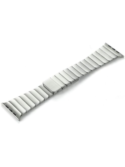 For Apple Watch 10 46mm / Ultra 2 / Ultra 49mm / 9 8 7 45mm / SE (2023) SE (2022) SE 6 5 4 44mm / 3 2 1 42mm Magnetic Metal Watch Strap - Silver