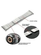 For Apple Watch 10 46mm / Ultra 2 / Ultra 49mm / 9 8 7 45mm / SE (2023) SE (2022) SE 6 5 4 44mm / 3 2 1 42mm Magnetic Metal Watch Strap - Silver