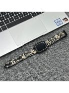 For Apple Watch 10 46mm / Ultra 2 / Ultra 49mm / 9 8 7 45mm / SE (2023) SE (2022) SE 6 5 4 44mm / 3 2 1 42mm Magnetic Plush Wristband - Apricot