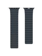 For Apple Watch 10 46mm / Ultra 2 / Ultra 49mm / 9 8 7 45mm / SE (2023) SE (2022) SE 6 5 4 44mm / 3 2 1 42mm Magnetic Silicone Watch Strap - Midnight Blue