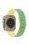 For Apple Watch 10 46mm / Ultra 2 / Ultra 49mm / 9 8 7 45mm / SE (2023) SE (2022) SE 6 5 4 44mm / 3 2 1 42mm Magnetic Smartwatch Band - Mint Green+Light Yellow